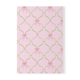 Watercolor Bow Softcover Notebook
