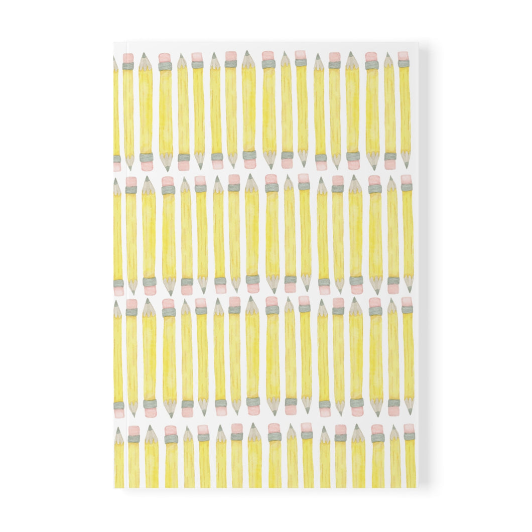 Watercolor Pencil Softcover Notebook