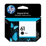 New, Pre-Owned - HP 61 (CH561WN) Black Ink Cartridge