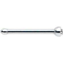 20G Stainless Steel Crystalline Gem Micro Nose Bone