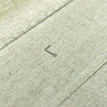 20G Stainless Steel Light Blue Gem Micro Nose Ring L-Shaped