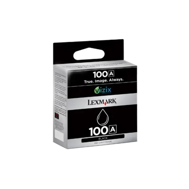 New, Pre-Owned - Lexmark 100A Standard-Yield Black Inkjet Cartridge, 14N0918