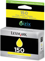 New, Pre-Owned - Lexmark 150 Standard Yield Yellow Inkjet Cartridge, 14N1610