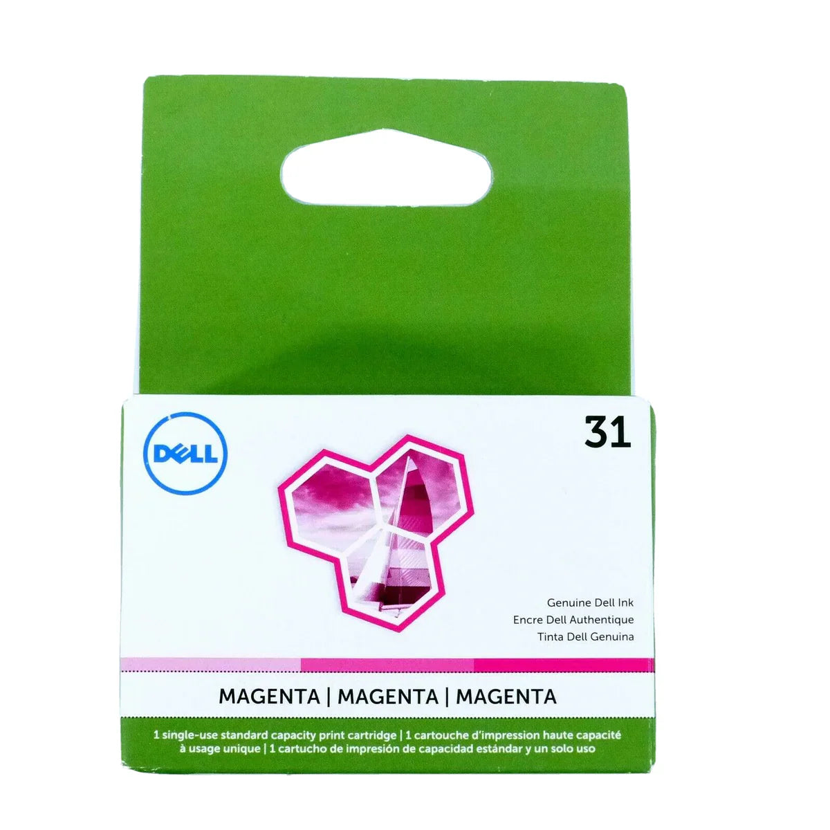 New, Pre-Owned - Dell 3MH11 High Yield Magenta Ink Cartridge ,14N1660