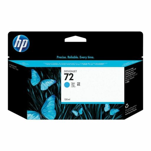New, Pre-Owned - HP 72 130-ml (C9371A) Cyan DesignJet Ink Cartridge
