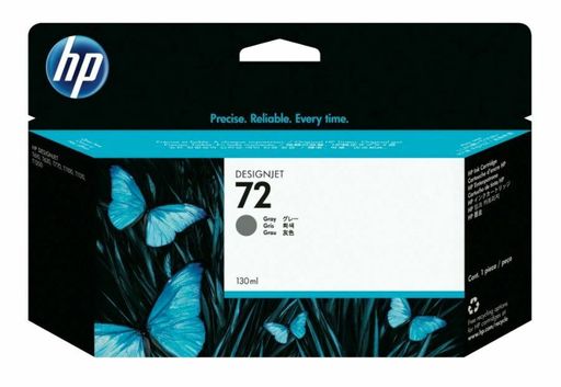 New, Pre-Owned - HP 72 130-ml (C9374A) Gray DesignJet Ink Cartridge