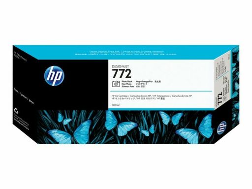 New, Pre-Owned - HP 772 300-ml Photo Black DesignJet Ink Cartridge, CN633A