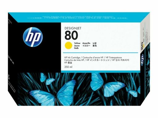 New, Pre-Owned - HP 80 (C4848A) Yellow Ink Cartridge
