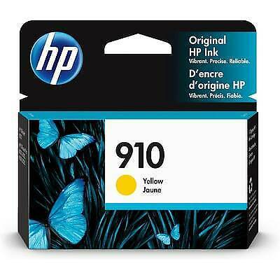 New, Pre-Owned - HP 910 (3YL60AN) Yellow Standard Yield Ink Cartridge