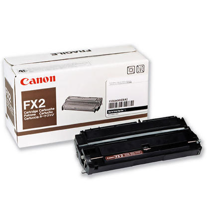 New, Pre-Owned - Canon FX-2 Black Laser Toner Cartridge, 1556A002