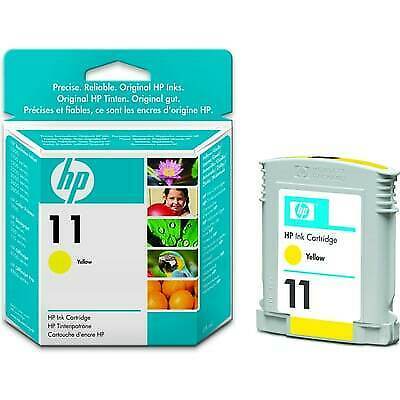 New, Pre-Owned - HP 11 Yellow Ink Cartridge-C4838A