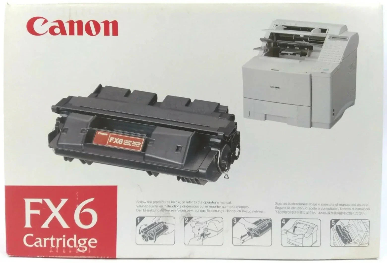 New, Pre-Owned - Canon FX-6 High-Yield Black Toner Cartridge, 1559A002AA