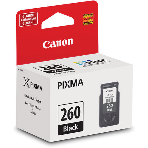 New, Pre-Owned - Canon PG-260 Black Standard Yield Ink Cartridge