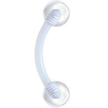 Bioplast Cool Clear Eyebrow Ring