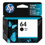 New, Pre-Owned - HP 64 (N9J90AN) Black Ink Cartridge