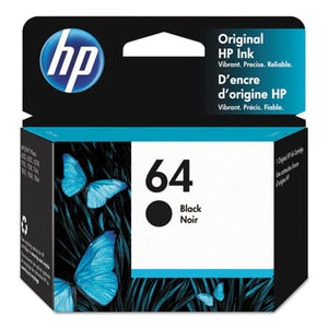 New, Pre-Owned - HP 64 (N9J90AN) Black Ink Cartridge