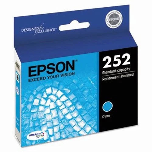 New, Pre-Owned - Epson 252 Cyan Ink Cartridge