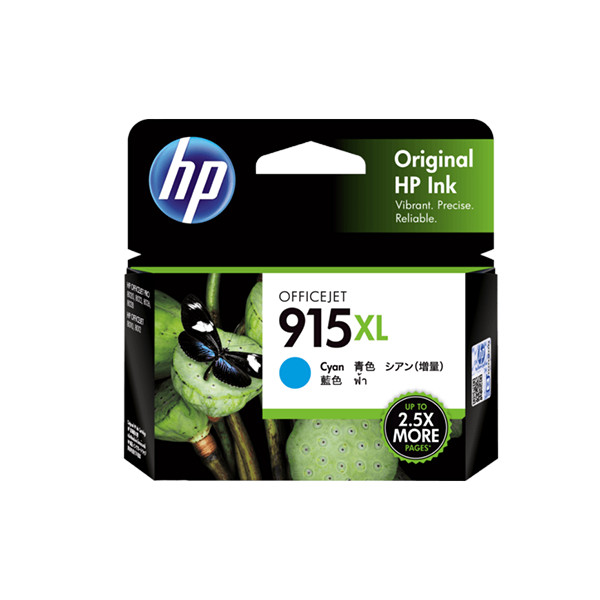 New, Pre-Owned - HP 915XL Cyan (3YM19AA) Ink Cartridge