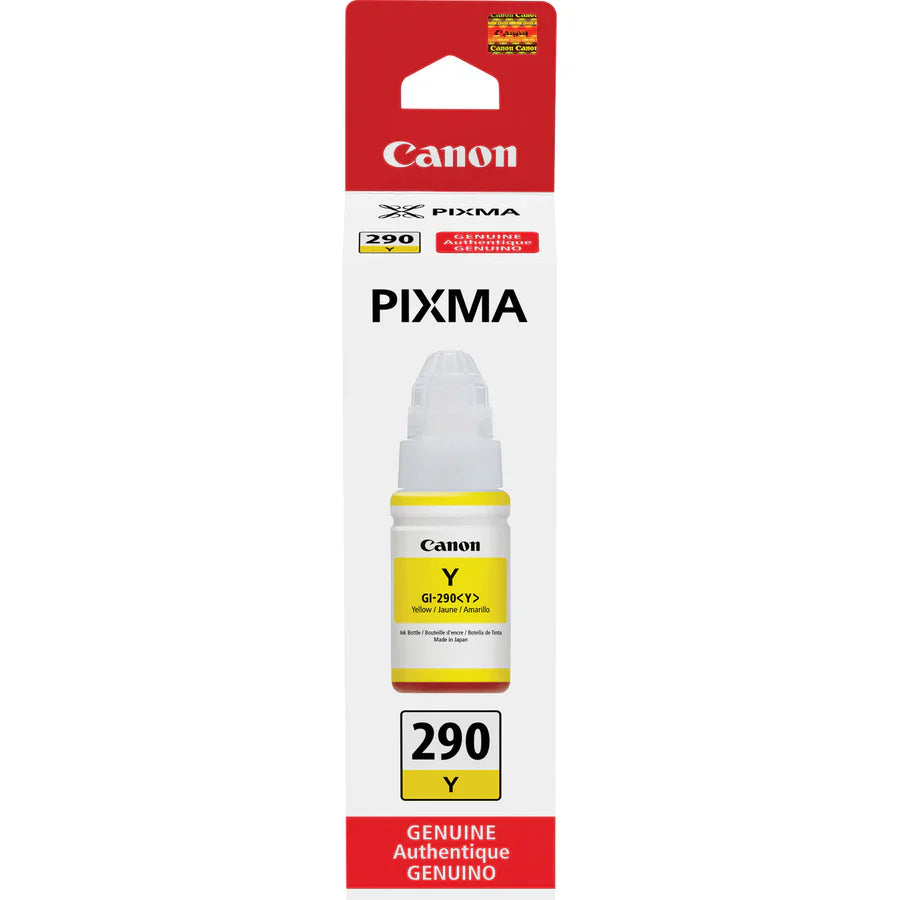 New, Pre-Owned - Canon GI-290 High Yield Yellow Ink Bottle, 1599C001