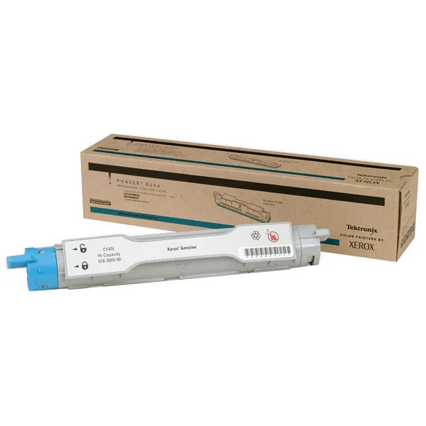 New, Pre-Owned - Xerox PHASER 6200 High Yield Cyan Toner Cartridge, 16200500