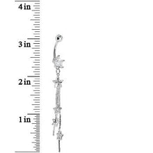 Crystalline Gem Cosmic Star Dangle Belly Ring