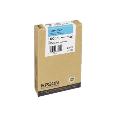 New, Pre-Owned - Epson T6035 Light Cyan Ink Cartridge