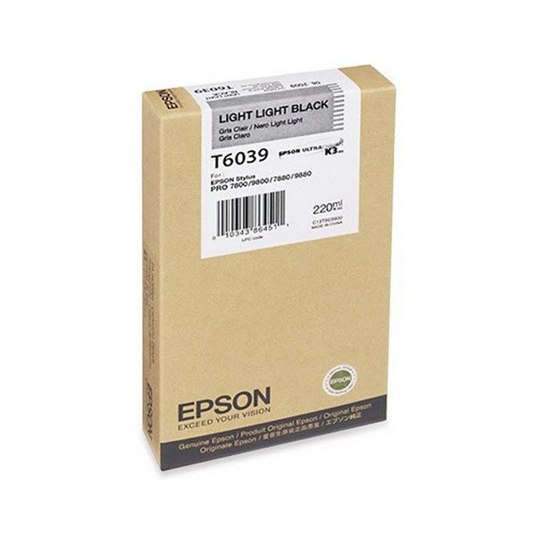 New, Pre-Owned - Epson T6039 Light Light Black Ink Cartridge