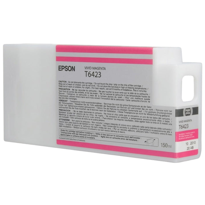 New, Pre-Owned - Epson T6423 Magenta 150ml Ink Cartridge