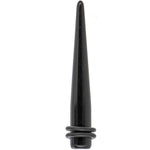 0G Black UV Acrylic Straight Taper