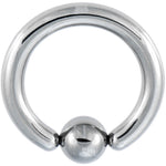 6G 3/4 Stainless Steel BCR Captive Ring