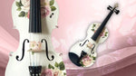 Rose White 1/2 Violin Outfit
