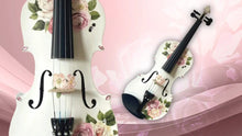 Rose White 1/2 Violin Outfit