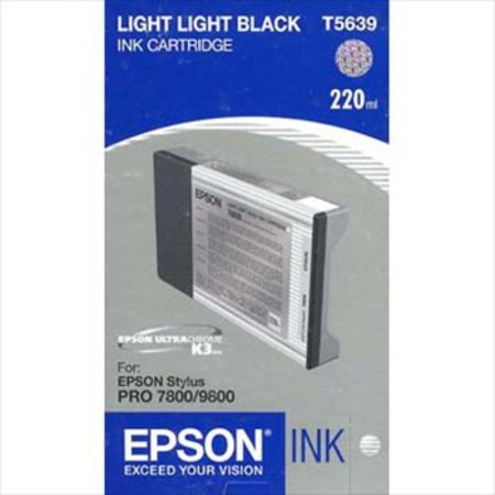 New, Pre-Owned - Epson T5639 Light Light Black Ink Cartridge