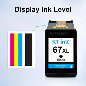 High-Yield Ink Cartridge 67XL for HP DeskJet and Envy Printers