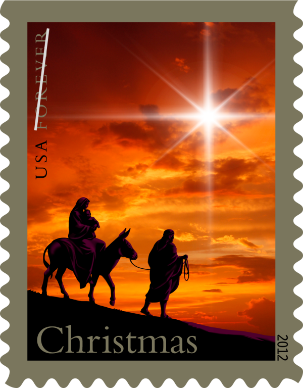 2012 Holy Family Christmas Forever postage stamps, 20 or 100 count