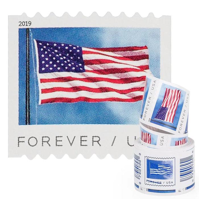 2019 USA Forever postage stamps roll, 100 count