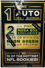 2020 Panini Prizm Football Mega Box - Neon Green