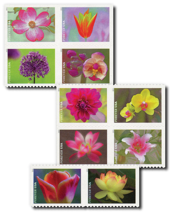 2021 Garden Beauty Forever postage stamps, available in 20 or 100 count options
