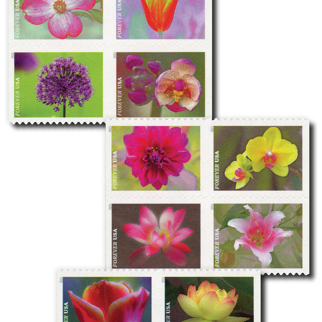 2021 Garden Beauty Forever postage stamps, available in 20 or 100 count options