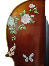 Rose Delight Cello Outfit | Pearl & Crystal Tailpiece, Brazilwood Bow & Case