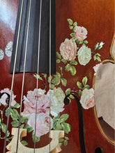 Rose Delight Cello Outfit | Pearl & Crystal Tailpiece, Brazilwood Bow & Case
