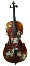 Rose Delight Cello Outfit | Pearl & Crystal Tailpiece, Brazilwood Bow & Case