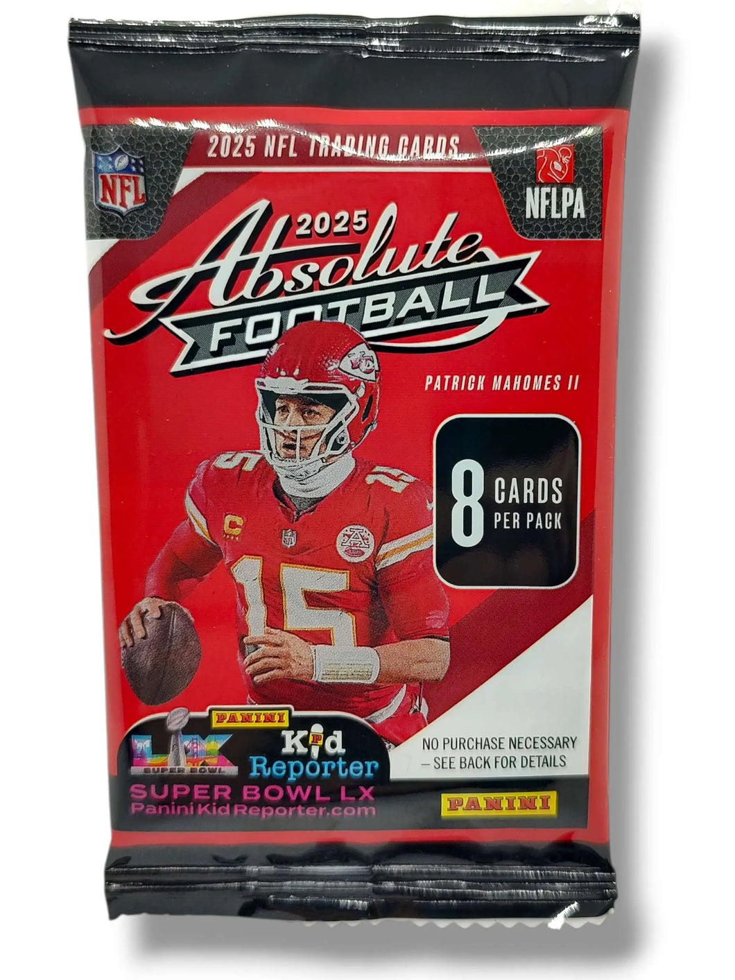 NFL Panini 2025 Absolute Football Trading Card RETAIL Pack [8 Cards]