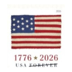 2026 U.S. Flag Forever postage stamps roll