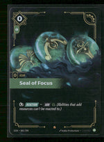 Seal of Focus #081/298 - Riftbound Origins