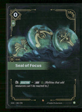 Seal of Focus #081/298 - Riftbound Origins