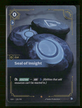 Seal of Insight #120/298 - Riftbound Origins