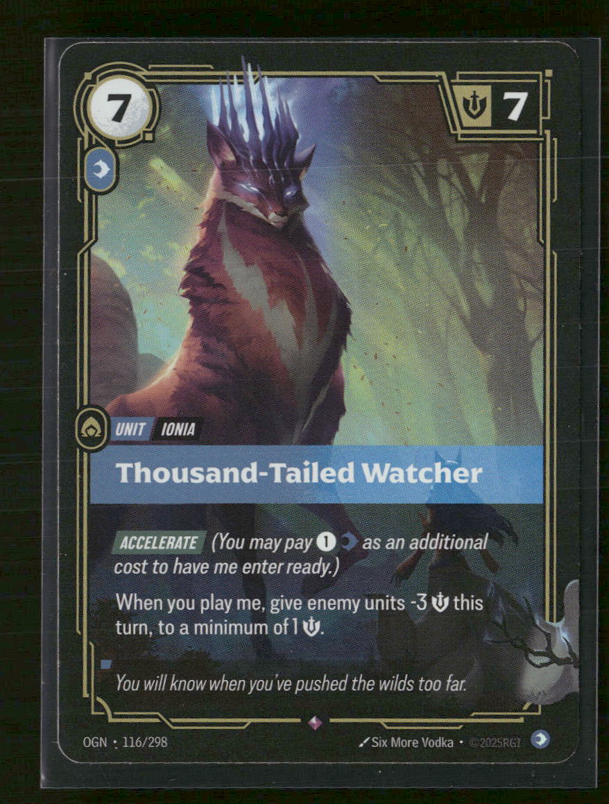 Thousand-Tailed Watcher #116/298 Rare - Riftbound Origins