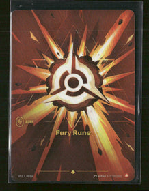 Fury Rune #R01a Foil - Riftbound Spiritforged