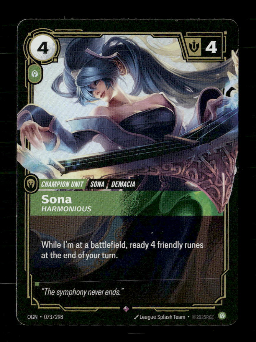 Sona #073/298 Legendary - Riftbound Origins